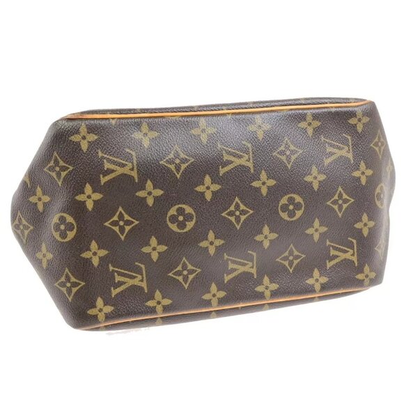 LOUIS VUITTON Logo Batignolles Hand Tote Bag Monogram Brown - Picture 5 of 14